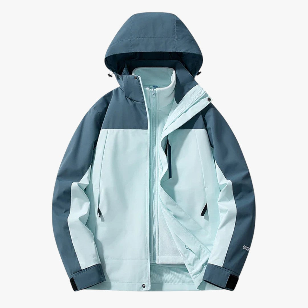 Winter Skijacke mit Kapuze und Reißverschluss | Unisex