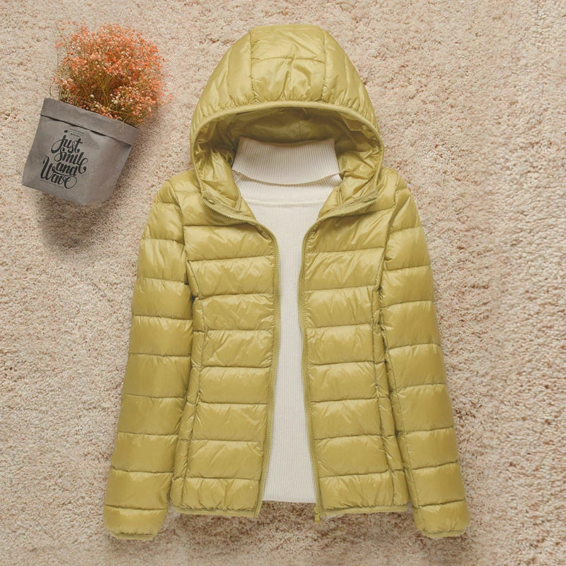 Damen leichte Übergangsjacke | Mit Kapuze