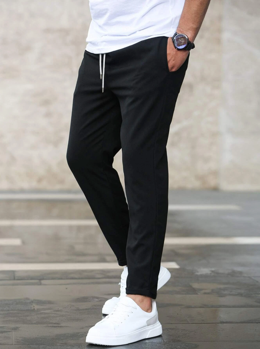 Herren Stretch Hose bequeme und schlanke Passform | Atmungsaktif und formstabil | Ideal für Freizeit und im Büro