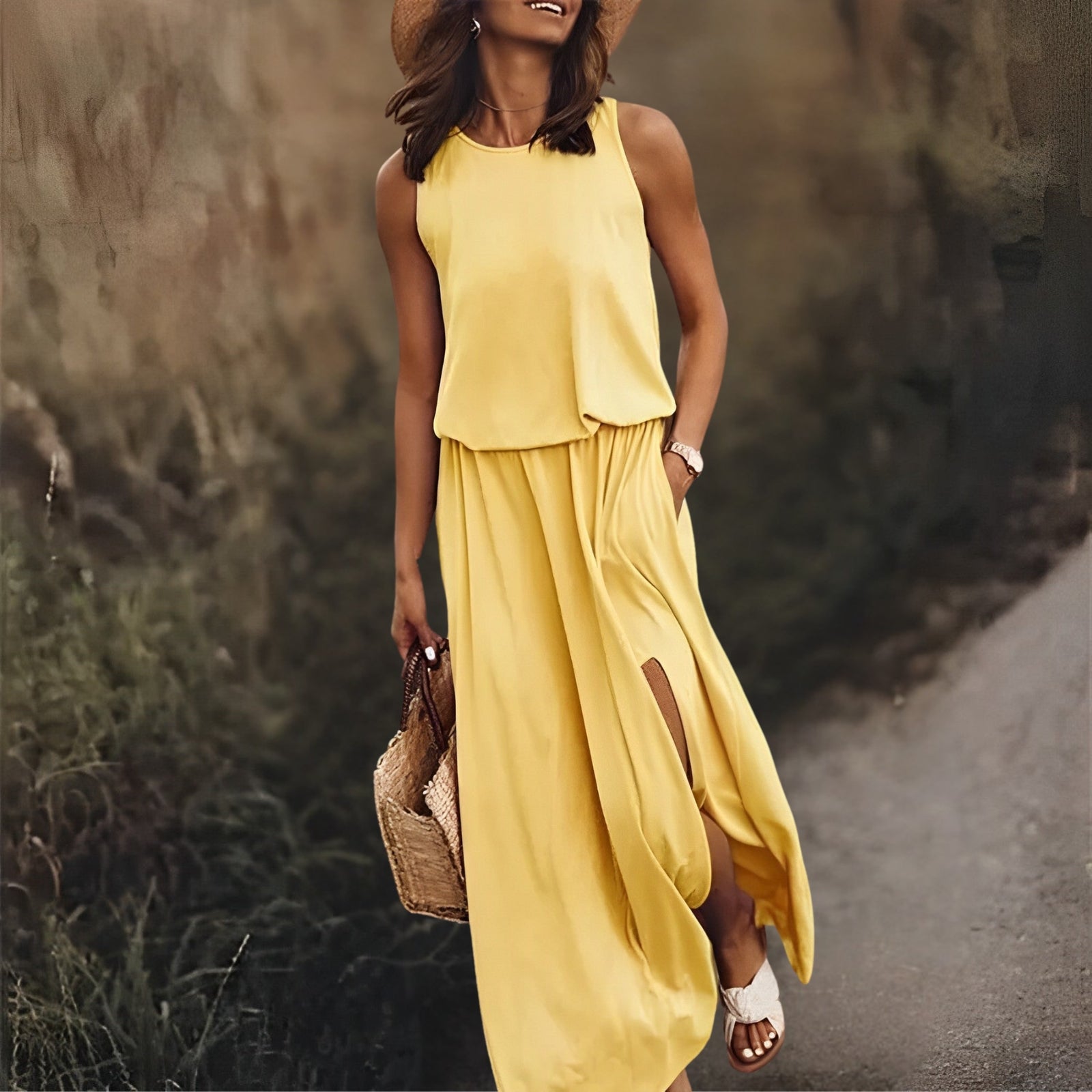 Variant image for Elegantes Maxikleid für Damen – Atemberaubendes Sommer Kleid Lang-33