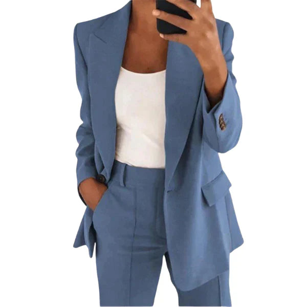 Damen Anzug - Set mit Blazer und Hose formell