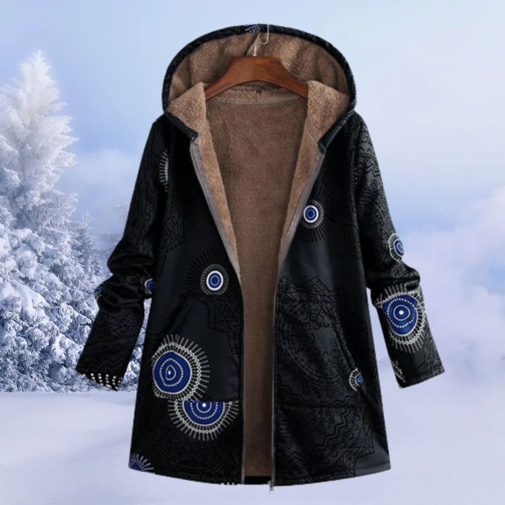Damen Winterjacke mit Kapuze | Lang