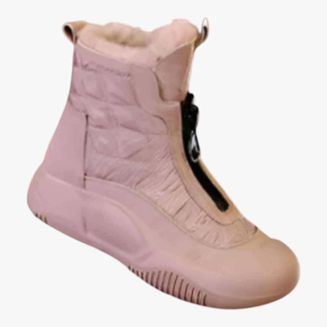Damen Winter Schneestiefel mit Futter | Reißverschluss