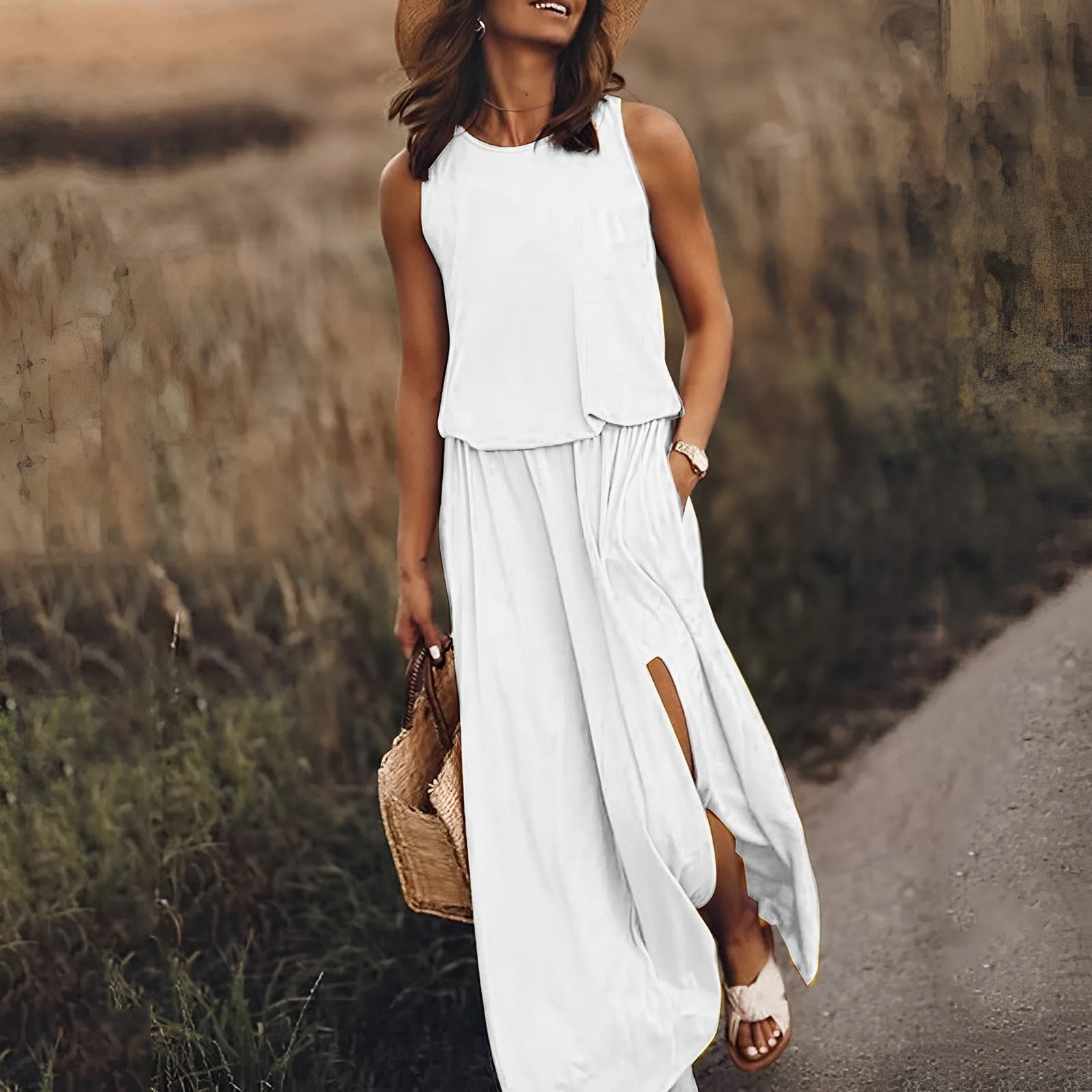 Variant image for Elegantes Maxikleid für Damen – Atemberaubendes Sommer Kleid Lang-25