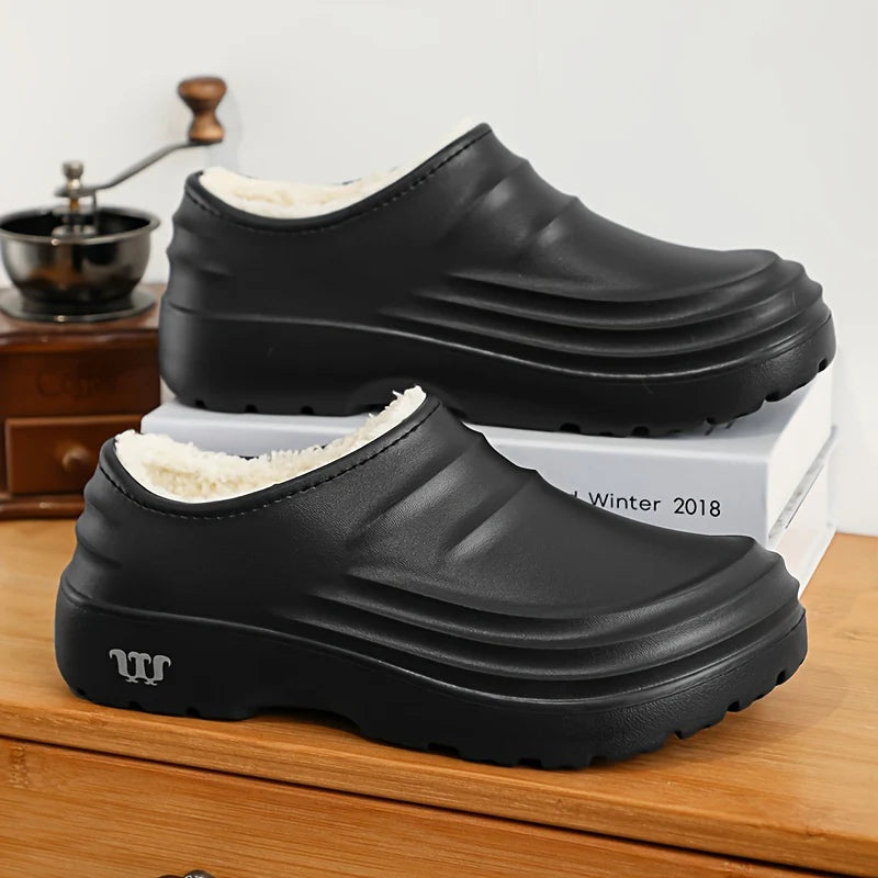 Gefütterte Herren Winter Schuhe | Clogs