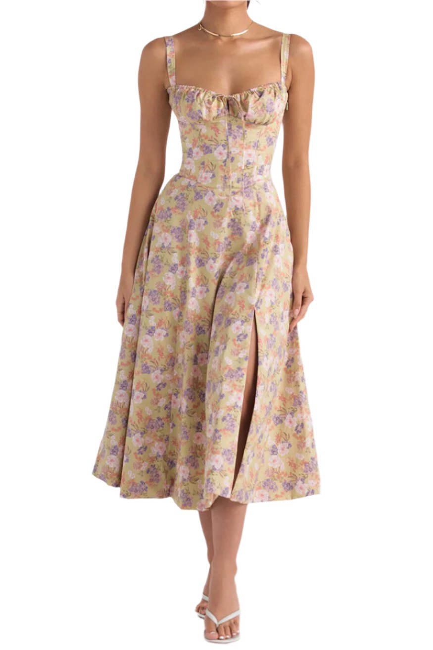 Elegantes und romantisches Taillen-Kleid