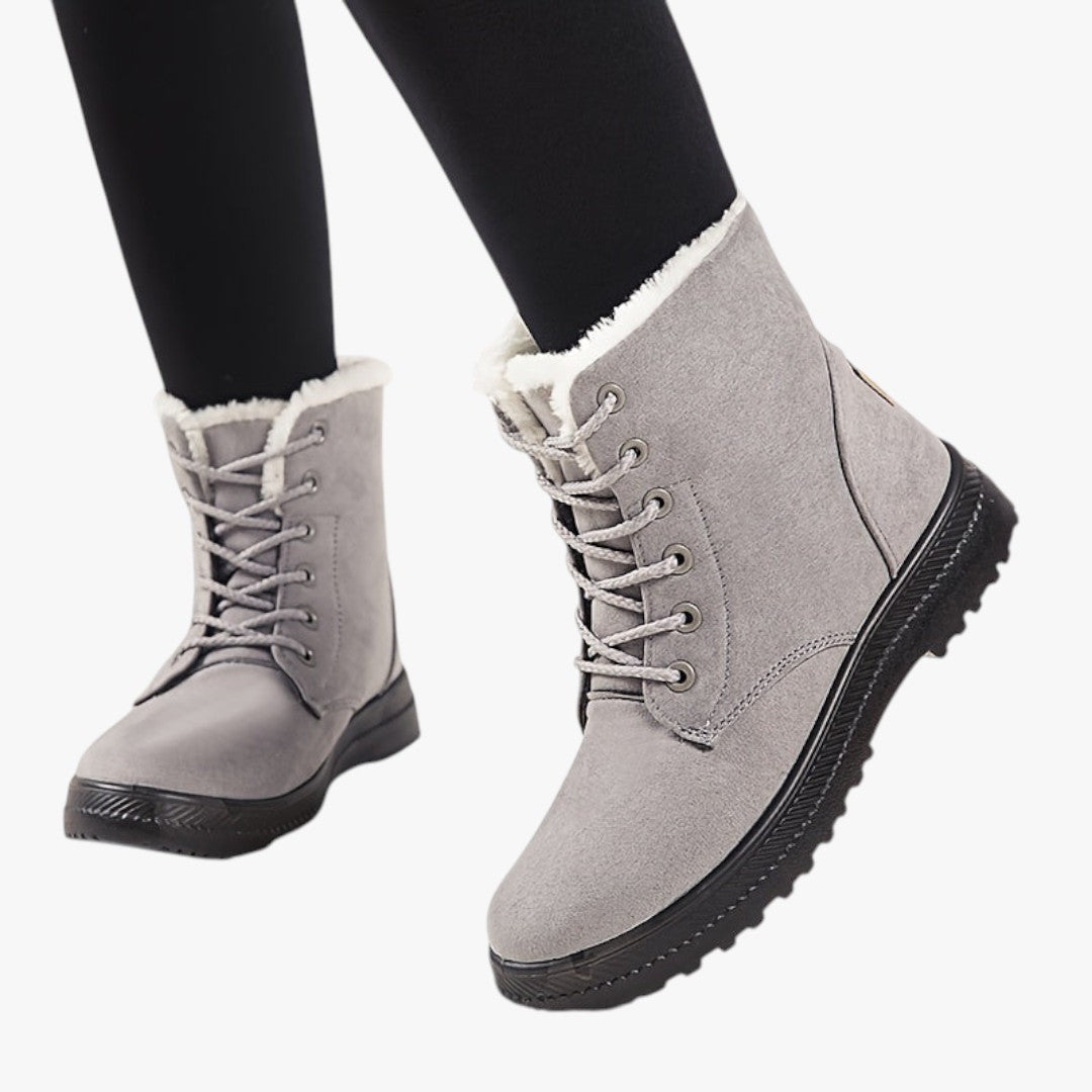 Damen Winterschuhe mit Futter und dicker Sohle
