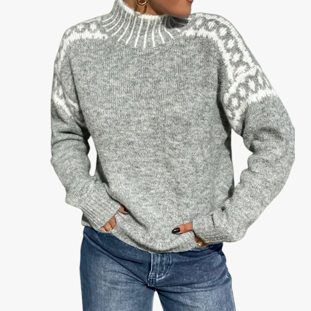 Damen Norweger Rollkragenpullover | Winter