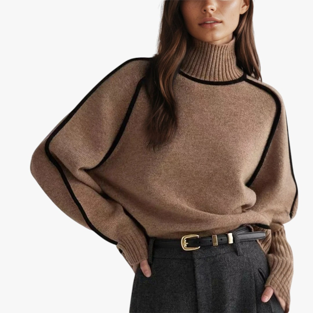 Oversize Winter Rollkragenpullover für Damen