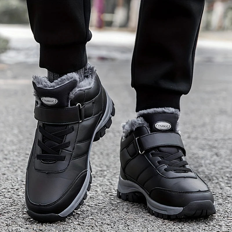 Herren Winterschuhe | Stiefel Mittelhoher Schnitt mit Schnürung