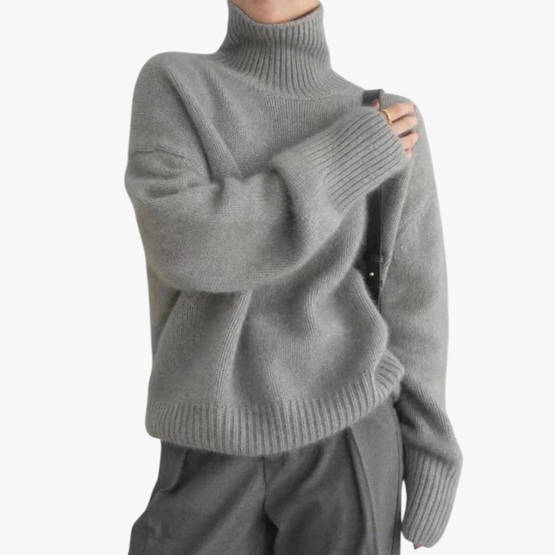 Damen Strick Rollkragenpullover | Oversize