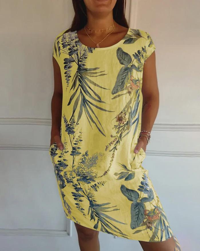 Damen leichtes Sommer Kleid | Midi