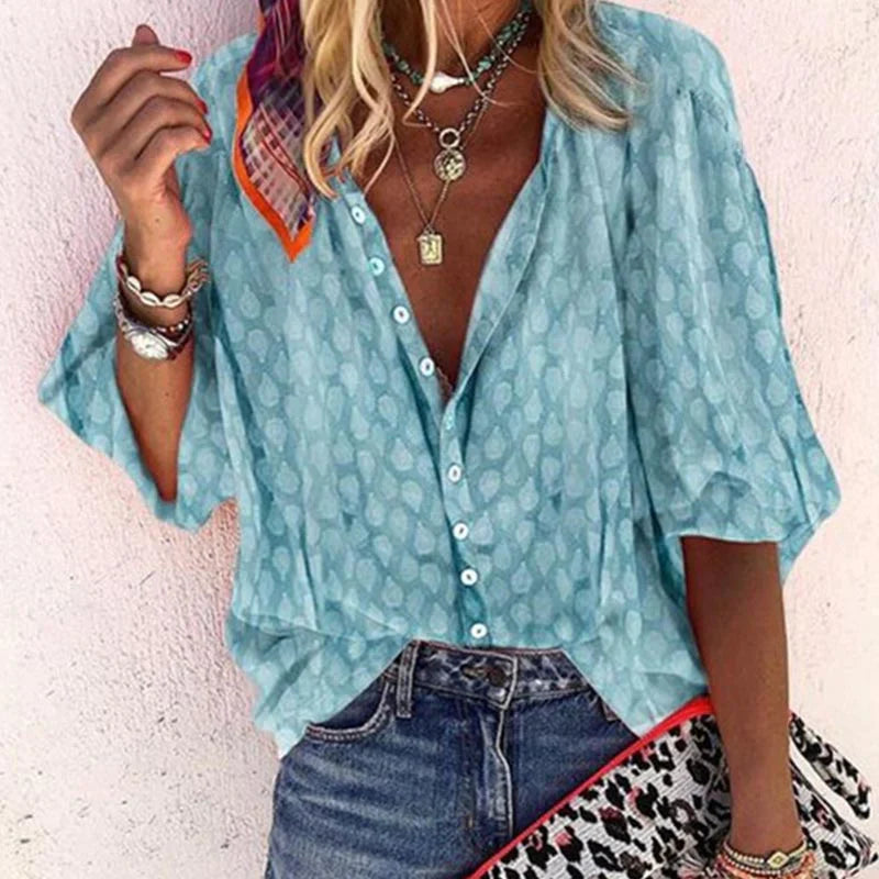 Leichte und trendige Sommerbluse für Damen